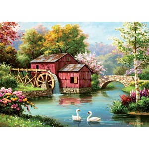 Art Puzzle (5188) - "The Old Red Mill" - 1000 pezzi