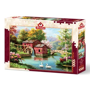 Art Puzzle (5188) - "The Old Red Mill" - 1000 pezzi