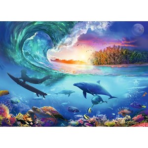 Ravensburger (16451) - "Catch a Wave" - 1000 pezzi