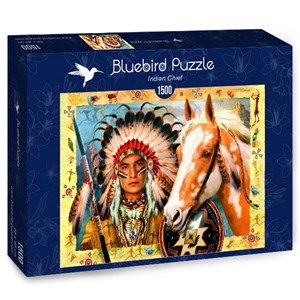 Bluebird Puzzle (70284) - "Indian Chief" - 1500 pezzi