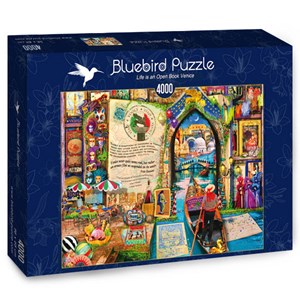 Bluebird Puzzle (70259) - Aimee Stewart: "Life is an Open Book Venice" - 4000 pezzi