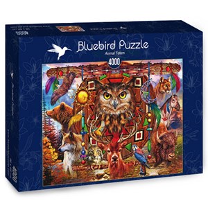 Bluebird Puzzle (70257) - Ciro Marchetti: "Animal Totem" - 4000 pezzi