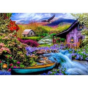 Bluebird Puzzle (70210) - "Heaven on Earth in the Mountains" - 1500 pezzi