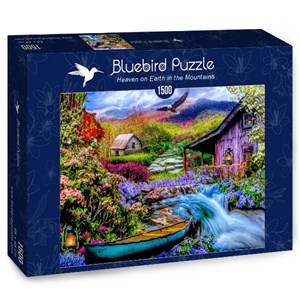 Bluebird Puzzle (70210) - "Heaven on Earth in the Mountains" - 1500 pezzi