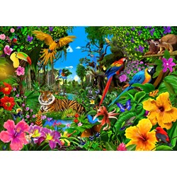 Bluebird Puzzle (70150) - "Jungle Sunrise" - 1500 pezzi