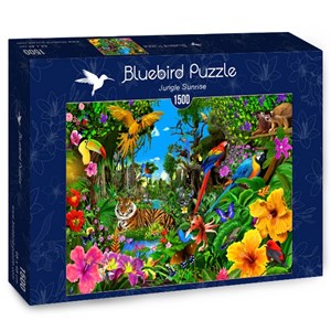 Bluebird Puzzle (70150) - "Jungle Sunrise" - 1500 pezzi
