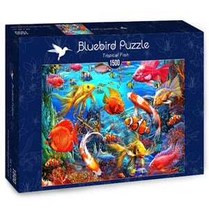 Bluebird Puzzle (70192) - Ciro Marchetti: "Tropical Fish" - 1500 pezzi
