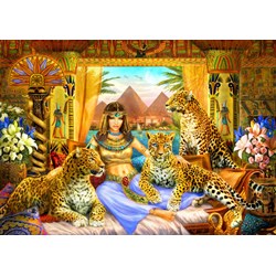 Bluebird Puzzle (70198) - "Egyptian Queen of the Leopards" - 2000 pezzi