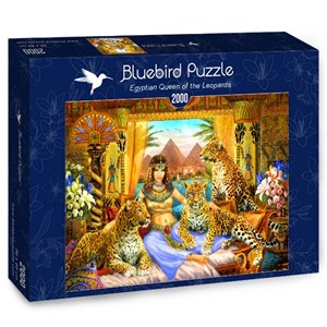 Bluebird Puzzle (70198) - "Egyptian Queen of the Leopards" - 2000 pezzi