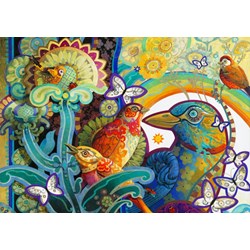 Bluebird Puzzle (70297) - David Galchutt: "Basket of Paradise" - 1000 pezzi