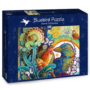 Bluebird Puzzle (70297) - David Galchutt: "Basket of Paradise" - 1000 pezzi
