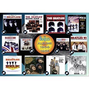 Ravensburger (19753) - "Beatles: Albums 1964-66" - 1000 pezzi