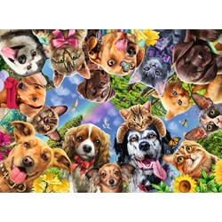 Ravensburger (15042) - "Animal Selfie" - 500 pezzi