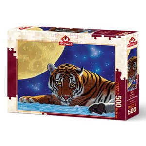 Art Puzzle (5072) - "Tiger Moon" - 500 pezzi