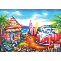 Art Puzzle (5027) - "Surfing Camp" - 260 pezzi