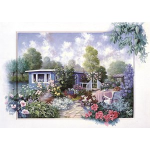 Art Puzzle (4211) - "Garden with Flowers" - 500 pezzi