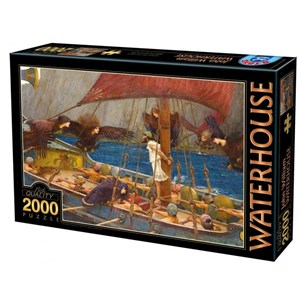 D-Toys (72917-WA01) - John William Waterhouse: "Ulysses and the Sirens, 1891" - 2000 pezzi
