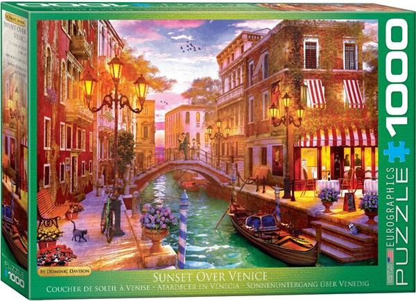 Eurographics (6000-5353) - Dominic Davison: "Sunset Over Venice" - 1000 pezzi