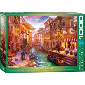 Eurographics (6000-5353) - Dominic Davison: "Sunset Over Venice" - 1000 pezzi