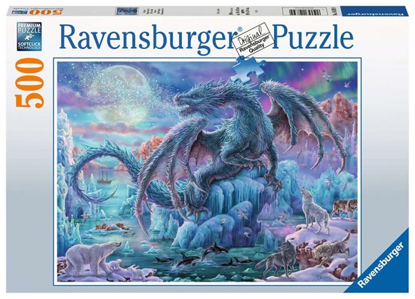 Ravensburger (14839) - "Mystical Dragons" - 500 pezzi