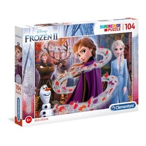 Clementoni (20162) - "Disney Frozen 2" - 104 pezzi