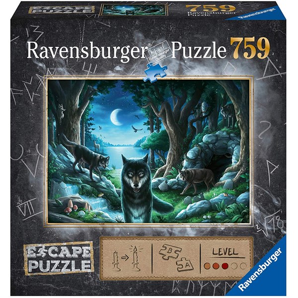 Ravensburger (16434) - "ESCAPE The Curse of the Wolves" - 759 pezzi