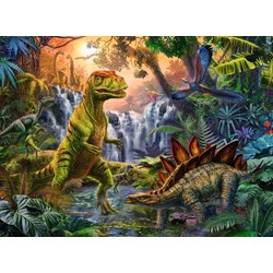 Ravensburger (12888) - "The Dinosaur Oasis" - 100 pezzi