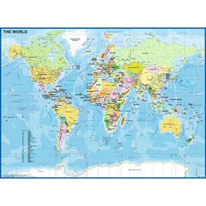 Ravensburger (12890) - "Map of the World" - 200 pezzi
