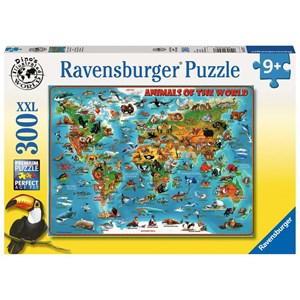 Ravensburger (13257) - "World of Animals" - 300 pezzi