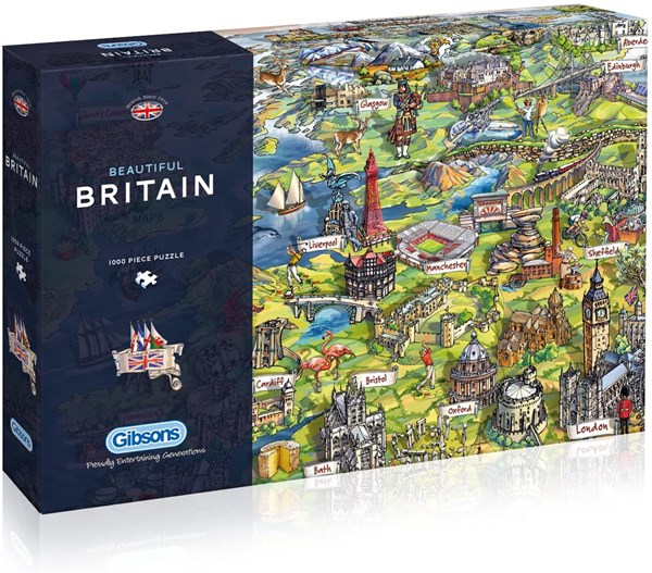 Gibsons (G7080) - Maria Rabinsky: "Beautiful Britain" - 1000 pezzi