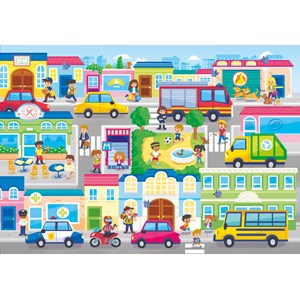 Clementoni (27114) - "In the City" - 104 pezzi