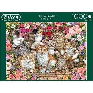 Falcon (11246) - "Floral Cats" - 1000 pezzi