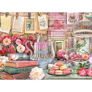 Ravensburger (14838) - "Vintage Tea Party" - 500 pezzi