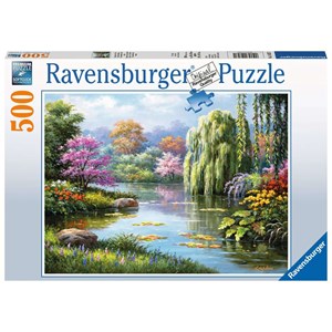 Ravensburger (14827) - "Romantic Pond View" - 500 pezzi