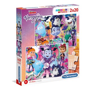 Clementoni (07033) - "Disney, Vampirina" - 20 pezzi