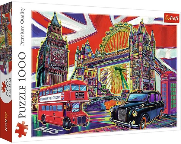 Trefl (10525) - "Colours of London" - 1000 pezzi