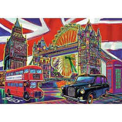 Trefl (10525) - "Colours of London" - 1000 pezzi