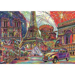 Trefl (10524) - "Colours of Paris" - 1000 pezzi