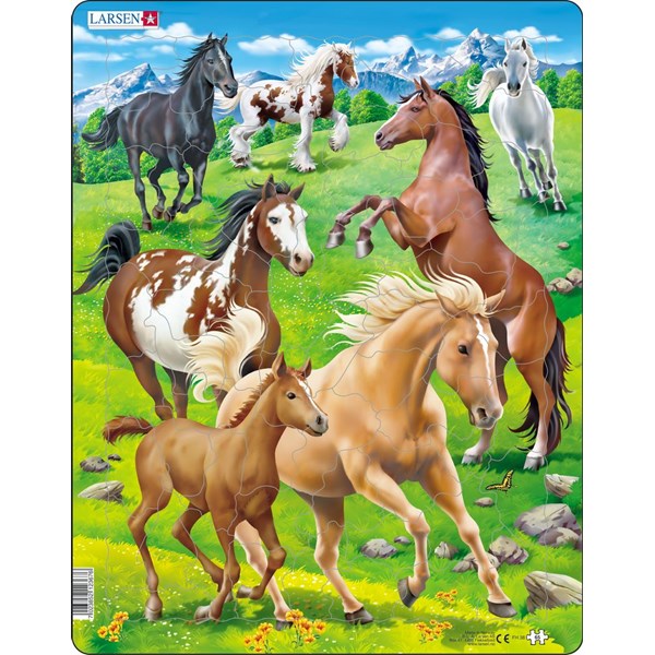 Larsen (FH38) - "Horses in a Mountain Field" - 65 pezzi