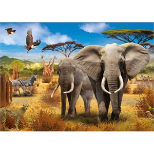 Jumbo (18802) - "African Savannah" - 500 pezzi