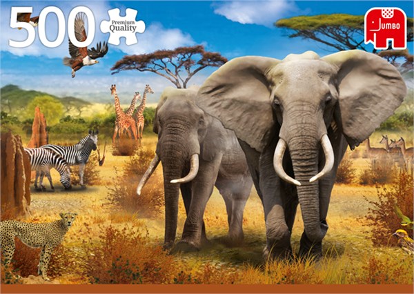Jumbo (18802) - "African Savannah" - 500 pezzi