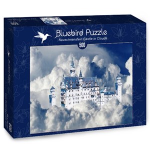 Bluebird Puzzle (70036) - "Neuschwanstein Castle in Clouds" - 500 pezzi