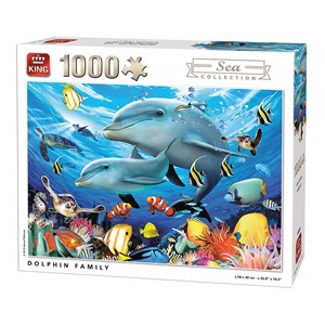 King International (55845) - "Dolphin Family" - 1000 pezzi