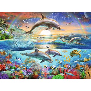 Ravensburger (12895) - "Dolphin Paradise" - 300 pezzi