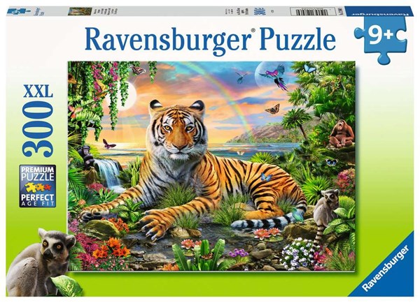 Ravensburger (12896) - "Jungle Tiger" - 300 pezzi
