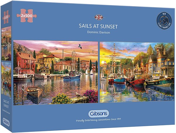Gibsons (G5054) - Dominic Davison: "Sails at Sunset" - 500 pezzi
