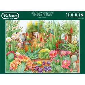 Falcon (11254) - Anne Searle: "The Flower Show, Desert Plants" - 1000 pezzi