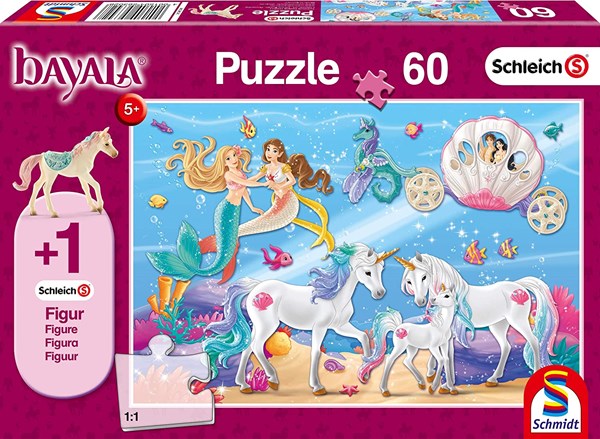 Schmidt Spiele (56302) - "The Magic of The Mermaid" - 60 pezzi