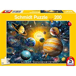 Schmidt Spiele (56308) - "Our Solar System" - 200 pezzi