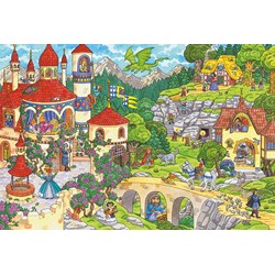 Schmidt Spiele (56311) - "The Land of Fairytale" - 100 pezzi
